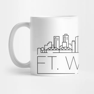 Ft. Worth Minimal Skyline Mug